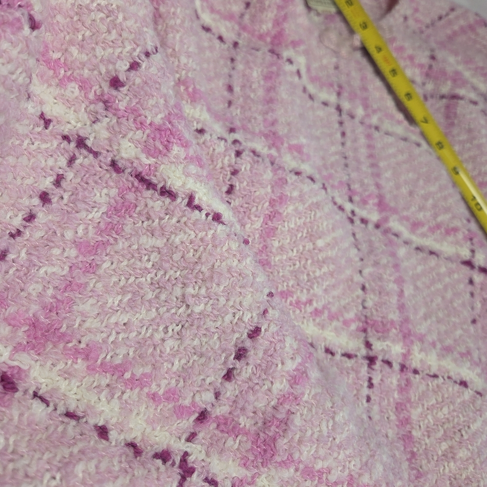 Boyne Valley Weavers Pink Wool Alpaca Shawl One Size Made In Ireland - Picture 16 of 16